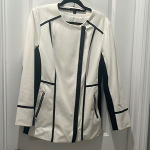 INC Black & White jacket Size L
